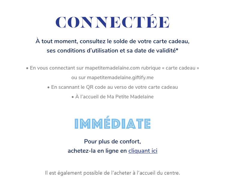 Connectée, immédiate